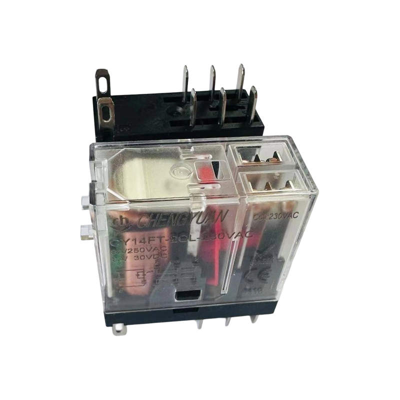 Реле CY14FT-2CL, реле DPDT, реле для широкой ножки 14F, силовое реле 8A 5PIN.